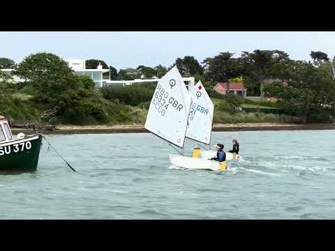 Windy Friday! Optimist Training for Warsash Open ⛵🌬️