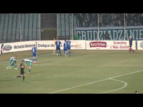 Bramka z meczu Wisła Płock - Olimpia Grudziądz