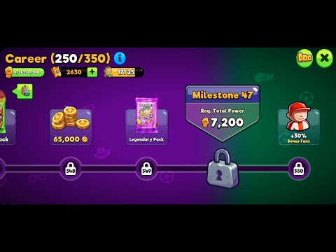 Head Ball 2 - Career Mode - New Levels - From 250 to 350 (Total Power from 6,300 to 7,200)