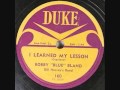 BOBBY BLUE BLAND  I Learned My Lesson   1956