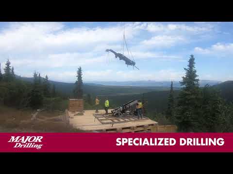 Major Drilling - Time Lapse Heli-support Setup