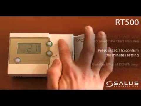 How to use your SALUS RT500 controller
