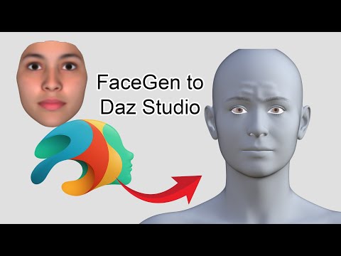 how to import facegen to daz studio (for art references)