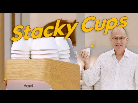 Stackable latte cups