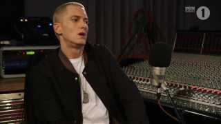 Eminem &amp; Zane Lowe Part 1 2013 (Rus)