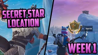 season 7 week 1 secret battle star location free tier - fortnite week 1 free tier
