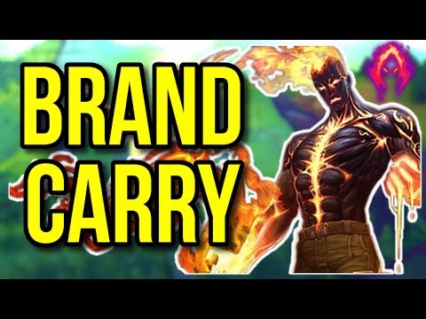 Dark Harvest Brand is OP! How to Carry as Brand Support - League of Legends