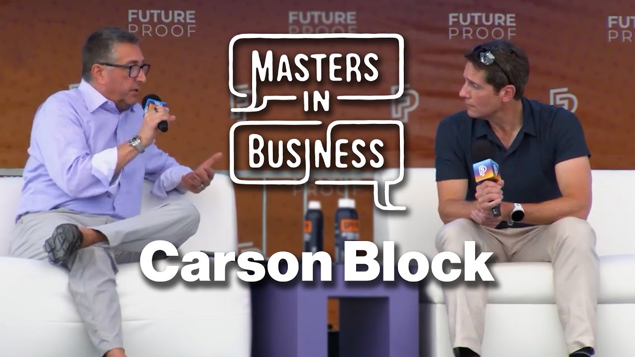 Short Sells Fight for Edge Over AI: Masters in Business with Carson Block - Bloomberg Podcast