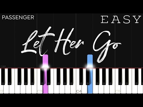 Let Her Go - Passenger piano tutorial