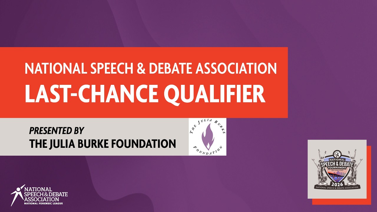 NSDA Last-Chance Qualifier 2026 - Awards Stream