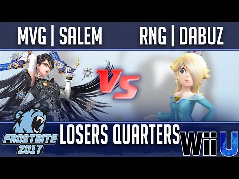 Frostbite 2017 LOSERS QUARTERS - MVG | Salem (Bayonetta) vs RNG | Dabuz (Rosalina)