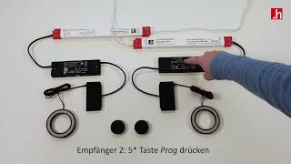 Video: Einrichtung von 2 X-Mittern an 2 Empfängern