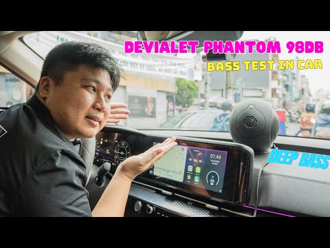 DEVIALET PHANTOM II 98DB bass test in car - KIA CARNIVAL 2024
