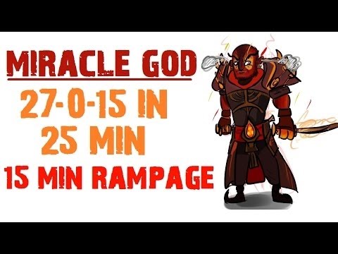 27 kills in 25 min by Miracle Ember Spirit 6.88 patch - Ranked Gameplay Dota 2