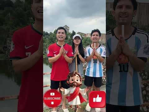 Chúa Jesus đã  ra tay giúp Ronaldo và Messi #ronaldo