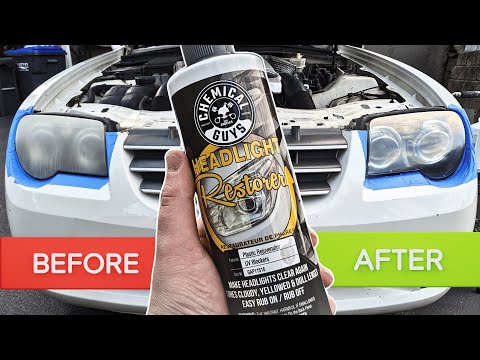 Restoring 25 year old Headlights with Chemical Guys Headlight Restore and Protect