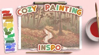 Cozy Painting Inspiration to Help You Slow Down and Relax ✨