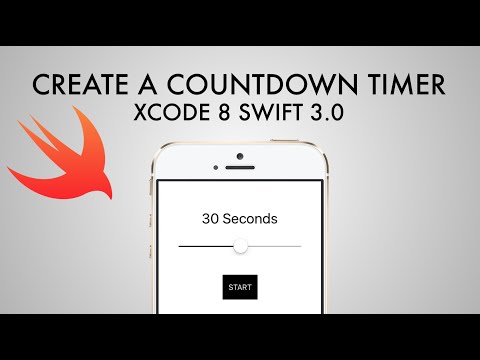 How To Make Countdown Timer App In Xcode 8 (Swift 3.0)