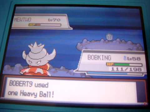 Pokemon Soulsilver: AWESOME MEWTWO CATCH!