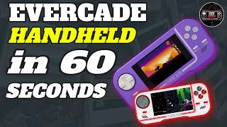 Evercade Retro Gaming Handheld in 60 Seconds!