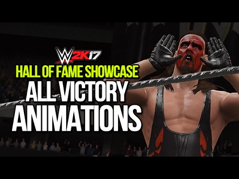 WWE 2K17 Hall of Fame Showcase DLC: All Winning Animations!
