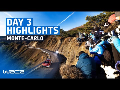 WRC2 2024 ラリーモンテカルロ Day3ハイライト動画