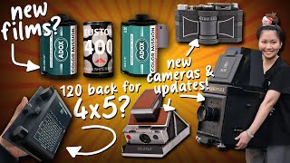 New Films & Cameras, 120 Back for 4x5, Film Notes App & More!
