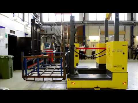 MAXAGV Automated Guided Vehicle - FX40 with fork spread.