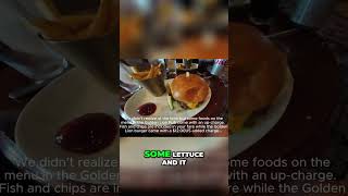 Queen Elizabeth Cruise  Golden Lion Pub Food Review