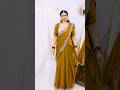 Trendy Double Shade Saree Draping ️