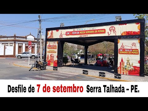 Desfile do 7 de Setembro em Serra Talhada, PE.