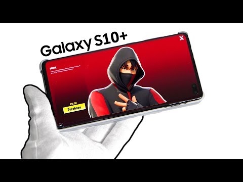 The "Fortnite Phone 3" Unboxing (iKONIK Skin) Samsung Galaxy S10+ 1TB Fortnite Battle Royale Video