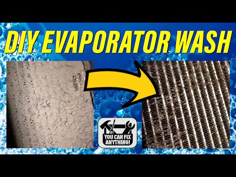DIY A/C Evaporator Cleaning - No Removal Needed!