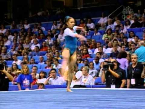 Tasha Schwikert - Floor Exercise - 2002 U.S. Gymnastics Championships - Women - Day 1