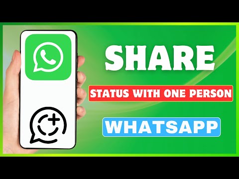 How To Share WhatsApp Status Only One Person | Set WhatsApp Status For Specific Person