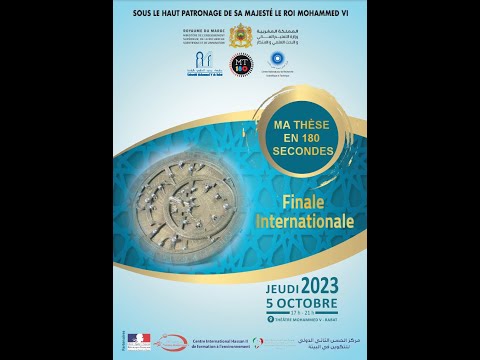 Finale internationale du concours francophone « Ma thèse en 180 secondes »