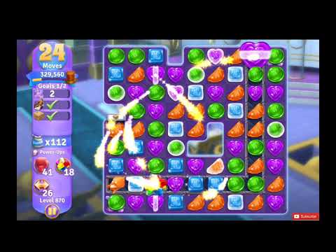 Wonka's World of Candy Level 870 NO BOOSTERS - A S GAMING ✔