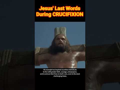 Jesus Last Words During CRUCIFIXION 😭 #sacrifice #final #fyp #cross #christian #blessing #church