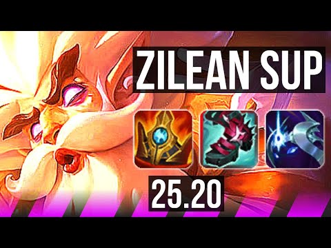 ZILEAN & Kai'Sa vs SHACO & Ezreal (SUP) | 1/0/19 | KR Master | 25.20