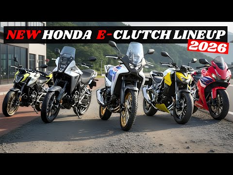 2026 New Honda E-Clutch Lineup – 5 New Motorcycles That Redefine Riding!