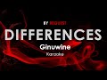 Differences - Ginuwine karaoke