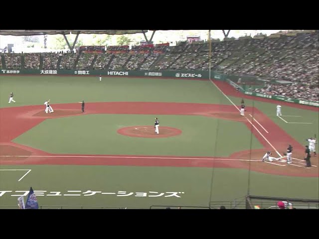 【6回裏】ライオンズ・愛斗 ダブルスチールを決めて6点目のホームを踏む!! 2022年4月10日 埼玉西武ライオンズ 対 福岡ソフトバンクホークス