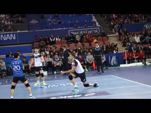 현대캐피탈 스카이워커스 skywalkers  대한항공전 대니 Danijel Galić 서브