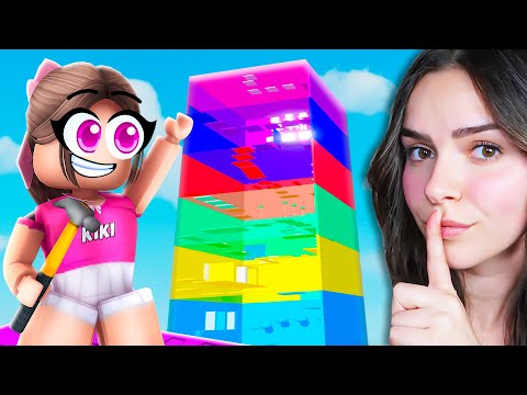 WE Made OUR Own TROLL TOWER in Roblox..
