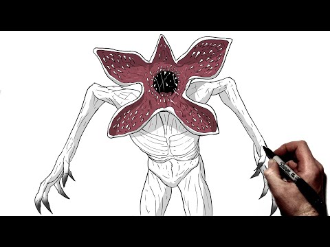 Come disegnare il Demogorgone | Passo dopo passo | Stranger Things 5