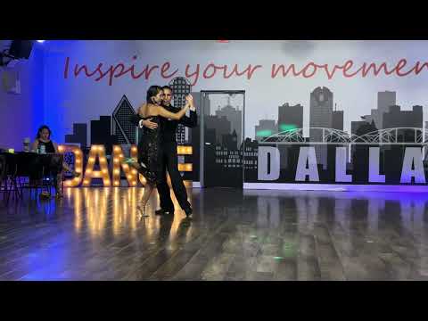 Maestro tango performances by Yesica Esquivel and Ariel Leguizamon in Dallas MilongaTown (1/4)