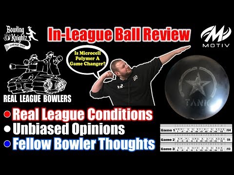 In-League Ball Review - MOTIV COVERT TANK - Is Microcell Polymer a game changer??