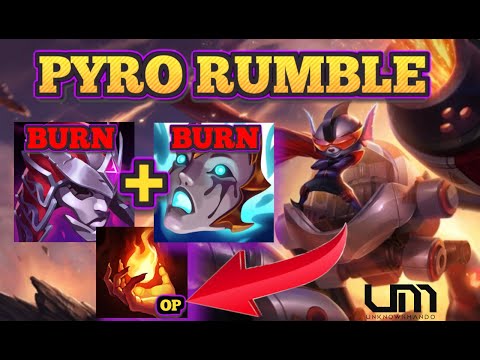 THIS RUMBLE BUILD HAS 5 BURNS! PYROMANIAC RUMBLE IS OP! - Season 11 Rumble Top