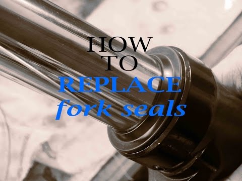 How to replace motorcycle fork seals