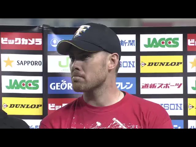 ファイターズ・ホフパワー選手・小谷野栄一選手ヒーローインタビュー 6月26日 北海道日本ハムファイターズ 対 福岡ソフトバンクホークス